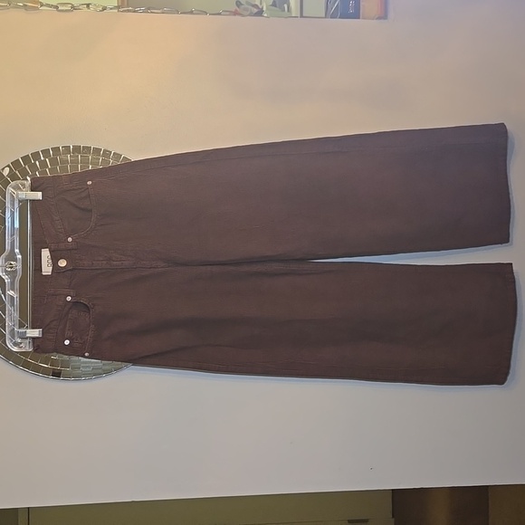 BDG Urban Outfitters High & Wide Chunky Corduroy Ankle Wide Leg Pants NWOT - Picture 3 of 15